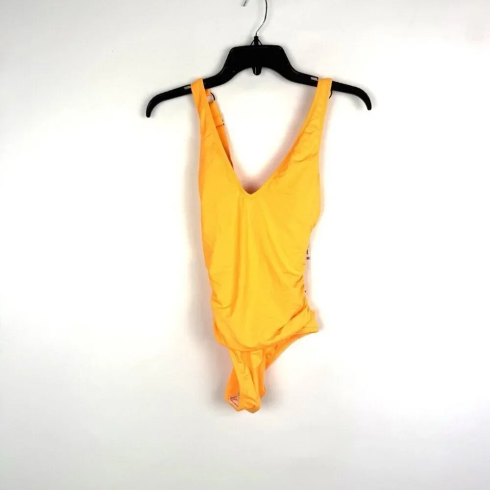 Anne Cole Women’s Yellow One Piece Swimsuit Size 6